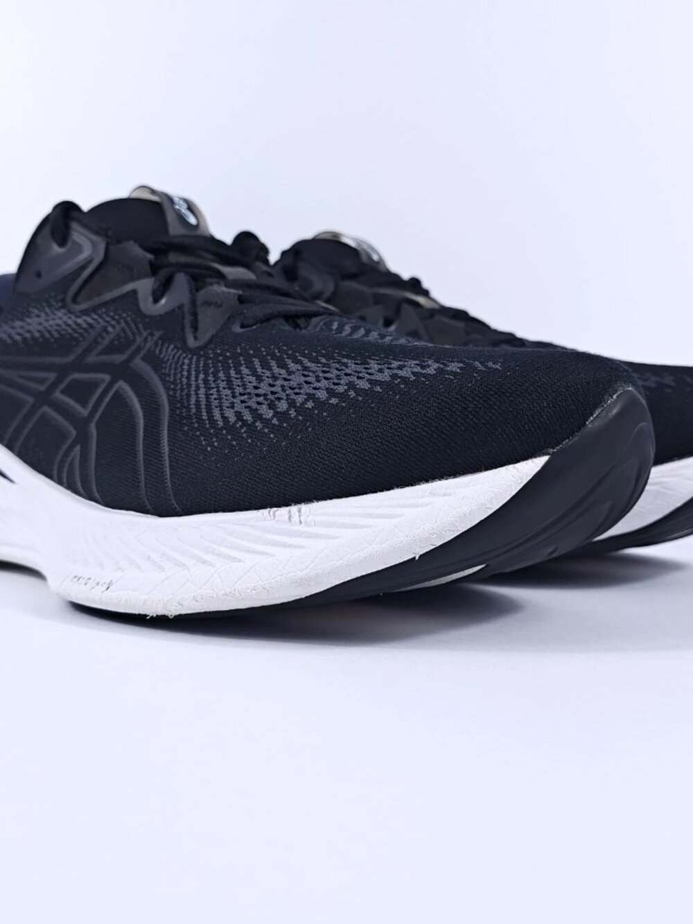 Asics Gel Cumulus 25 Mens 12 Wide Neutral Cushion Road Running Shoes Black